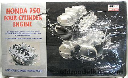 Minicraft 1/3 Honda 750 Four Cylinder Motorcycle Engine Motorized, 11202 plastic model kit